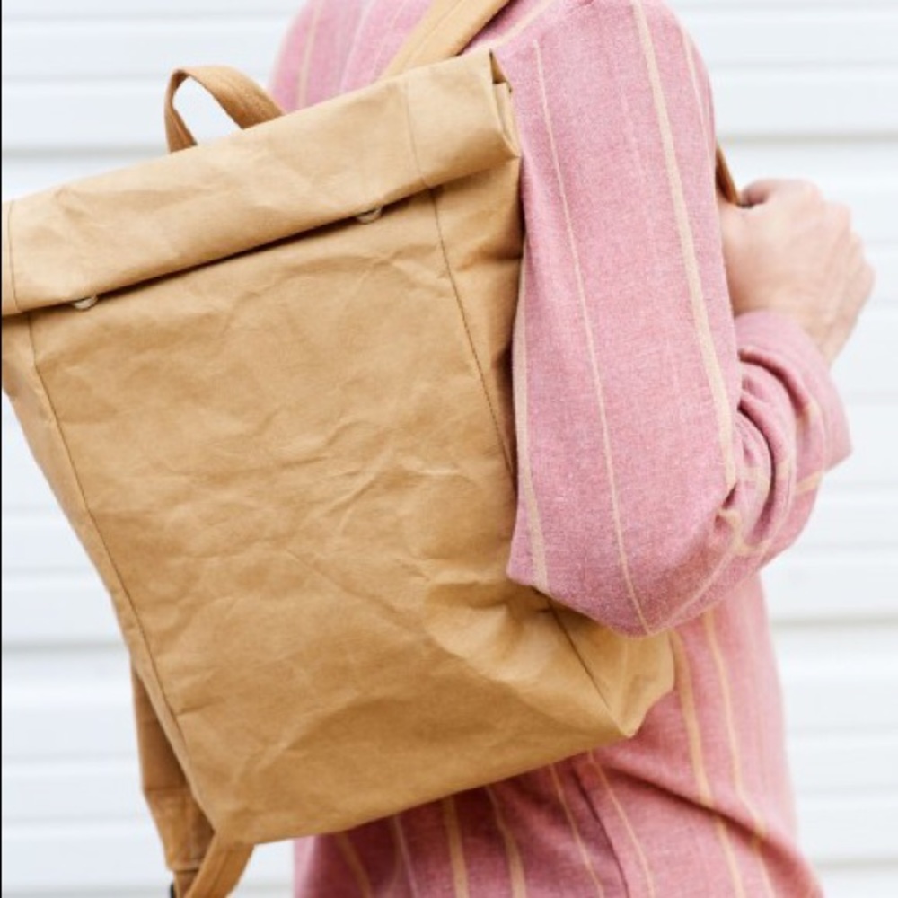 Paper bag backpack